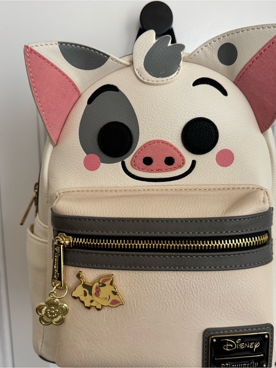 Disney Loungefly Moana Pua Mini Backpack Brand New With Pin main image 4
